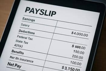 Detail výplatnej pásky