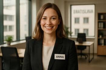 Anna — junior testerka v open-space