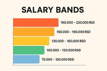 Prehľad RSD pásiem na tabuli