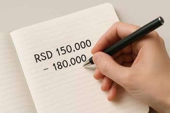 Poznámka k mzde v RSD s rozpätím