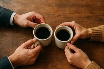 Osobné stretnutie pri káve